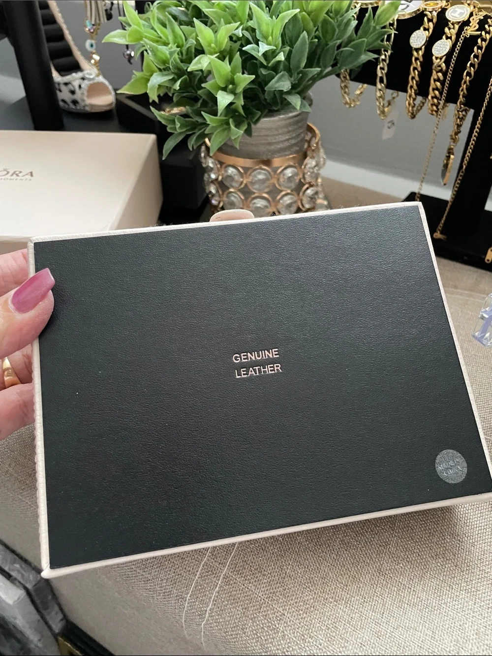 ✨Pandora Limited Edition Jewelry Case in Light Beige, Gift Boxed✨NEW